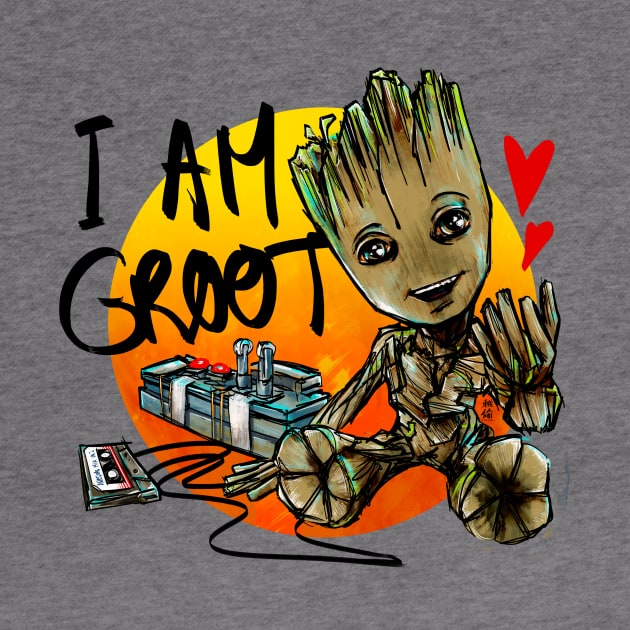 Baby Groot by Habuza